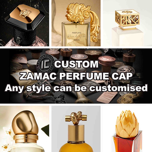 Capuchon de parfum personnalisé en alliage de <span class=keywords><strong>zinc</strong></span> pour occasions spéciales, capuchon de parfum Zamac de qualité supérieure, couvercle de bouteille en métal personnalisé - Product Image 6