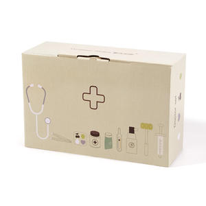 Детский деревянный набор медицинских инструментов с шприцем, стетоскопом, термометром, дизайн «Медицинский крест», унисекс, игрушка-доктор для детей 4-6 лет - Product Image 5