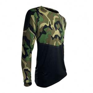 Camisas de pesca personalizadas de manga larga de poliéster UV de rendimiento de pesca de secado rápido transpirable sublimado para hombres - Product Image 3