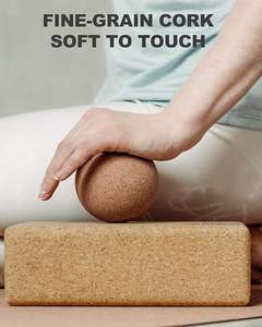 Bola Pijat Gabus Padat untuk Terapi Nyeri Punggung, Kaki, Leher, Alat Pelepas Otot Jaringan Portabel - Product Image 2