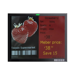 Etiqueta de precio electrónica de supermercado ultrafina negra de 5,8 pulgadas, soluciones Esl para venta al por menor, etiqueta de precio Digital Wifi inalámbrica Epaper de fábrica - Product Image 1