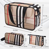 Vente en gros Pochette PLA pour chaussettes de maquillage Voyage-Recyclable Taille et couleur personnalisables