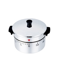 Timer Dapur Mekanik Terbaru 2026, Jam Meja Timer Masak, Timer Putar Manual 60 Menit, Timer Hitung Mundur Manual