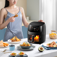 Friteuse à air OEM 8L multifonctionnelle, nouvelle friteuse à air domestique de grande capacité