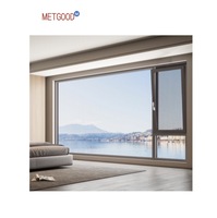 METGOOD Ventanas de Aleación de Aluminio con Apertura Interior de Alta Calidad, Sistema de Giro Inclinado PARA EL Hogar, Hotel, Baño y Cocina
