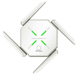 Repetidor Wi-Fi LANYI de 1200Mbps, Extensor de Señal de Banda Dual 5G con 4 Antenas, Compatible con POE, GPRS, GSM, IP, Alcance de 50M - Product Image 3