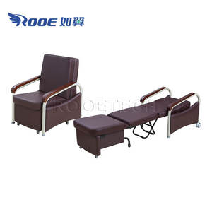 BHC001K hastane tıbbi refakatçi sandalye hasta görevlisi katlanır hemşirelik sandalye Cum yatak - Product Image 6