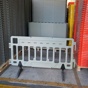 Barriera di Sicurezza Stradale in Plastica HDPE Durevole Cancello di Controllo Folla con Elementi Riflettenti Vendita all'Ingrosso - Product Image 1