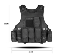 Gilet tactique personnalisé pour l'extérieur, antivol, imperméable, respirant, avec sangle détachable, porte-plaques de chasse