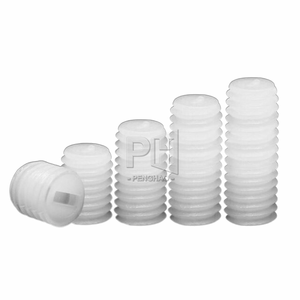 Medidor de máquina en forma de nailon, juego de base de plástico blanco, tornillo, cable sin cabeza, M3M4M5M6M8 - Product Image 3