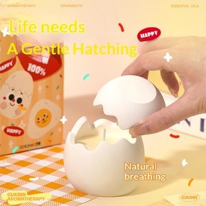 Creative Eggshell Scented Candle Broken Shell Aroma <b>Ornament</b> Cute High Appearance Birthday Gift For Women Dropshipping - Product Image 3