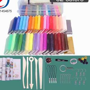 ชุดทำโมเดลดินเหนียวโพลิเมอร์36สีชุดทำขนมพร้อมเครื่องมือและกล่องของเล่นคริสต์มาสที่เหมาะสำหรับเด็ก - Product Image 6