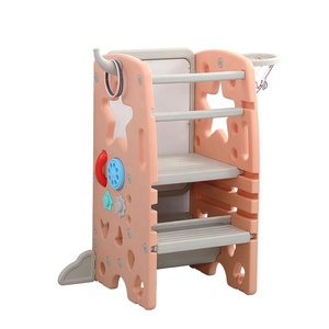 Sgabello da cucina regolabile in altezza torre in piedi per bambini in plastica per bambini piccoli - Product Image 2