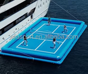 Hot Sale Drop Stitch <strong>Inflatable</strong> <strong>Floating</strong> Games Platform Water Sport <strong>Floating</strong> <strong>Inflatable</strong> Pickleball Court Pickleball Pitch Arena - Product Image 4