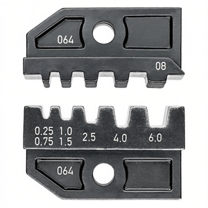แม่พิมพ์จีบสายไฟสำหรับขั้วต่อแบบหุ้มฉนวนและไม่หุ้มฉนวน ขนาด 064 08 สำหรับต่อสายไฟ - Product Image 2