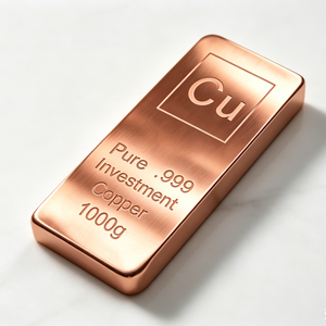 Barra de Cobre de Inversión 1000g Cu Puro 99.9 Placa Sin Aleación - Product Image 6