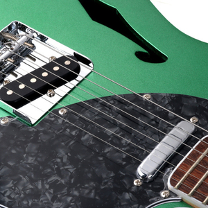 Guitare électrique semi-acoustique Surpass Music, nouvelle arrivée, style Jazz <span class=keywords><strong>Tele</strong></span>, corps en acajou - Product Image 4