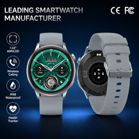 Montre connectée AMOLED 1,43 pouces pour hommes et femmes, écran Ultra-HD 466*466, appels sans fil, étanche, suivi de la santé et de la forme physique