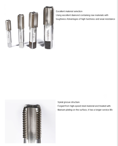 Filetage HSS BSP de finition brillante formant l'acier à grande vitesse de robinet pour le perçage de précision et le <span class=keywords><strong>taraudage</strong></span> dans le métal - Product Image 3
