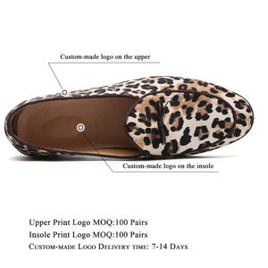 Chaussures de smoking pour hommes grande taille 37-48, motif léopard, bout rond, mocassins décontractés, chaussures de mariage - Product Image 3