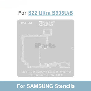 IParts Amaoe Strong Magnetic Planting Tin Platform Set pour <span class=keywords><strong>Samsung</strong></span> S22 Ultra SM-S908U/W/O/D/E SM-<span class=keywords><strong>S908B</strong></span>/BE Middle Layer Solder - Product Image 3