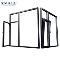 Isolierglas-Aluminiumfenster für Wohnungsrenovierung mit Reibungslosem Betrieb, Stabilem Rahmen und Modernem Erscheinungsbild