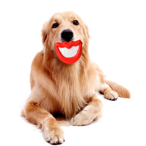 Pet Big Red Lip Rubber Sound Squeaky <span class=keywords><strong>Dog</strong></span> <span class=keywords><strong>Toy</strong></span> - Product Image 2