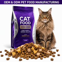 Nourriture sèche pour chats riche en protéines (28%), nourriture pour chats, oméga 3, oméga 6, santé de la peau et du pelage, étiquette privée, vente en gros, OEM