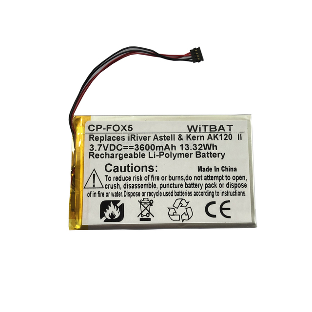 Lipo Battery for FIIO X1 X3 X5 X7 Music Player Battery