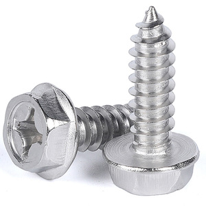 Tornillos Autorroscantes de Acero Inoxidable con Cabeza Hexagonal Métrica, Tipo Cruz Cóncava, para Madera, Clase <span class=keywords><strong>4</strong></span>, 50mm 100mm 150mm 200mm, Venta al Por Mayor - Product Image 6