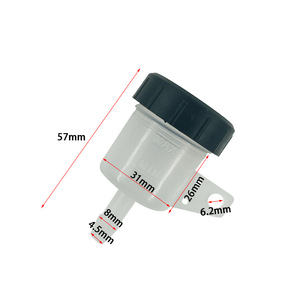 Taza transparente para aceite de frenos de motocicleta Mochi con tapa negra para scooter y bicicleta eléctrica, pieza de repuesto - Product Image 3