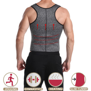 Ventes directes d'usine Corset de mise en forme du corps pour hommes Wicking Sportswear Fitness Corset Vest - Product Image 3