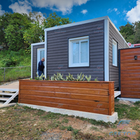 Maison préfabriquée modulaire de 3 chambres à coucher en Chine ensemble modulaire de petit kit de maisons en cabine maison en conteneur à vendre