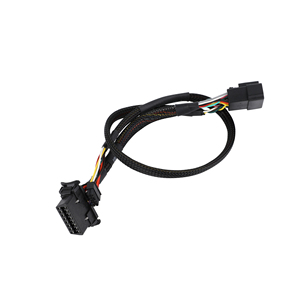 Fábrica personalizada OBD2 OBDII <span class=keywords><strong>OBD</strong></span> 12V 24V conector Cable Y arnés de Cable Color negro para lector de código - Product Image 4