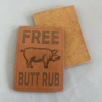 Patchs en cuir PU gaufré réfléchissants personnalisés avec logo de marque à coudre pour jeans – Vente en gros