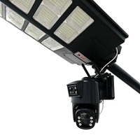 Farolas Solares para Exteriores con Cámaras, Luz de 4MP con Lente Dual, 4G, CCTV, Lámpara de Monitoreo Inalámbrica, Opciones de 2000W para Iluminación de Calles