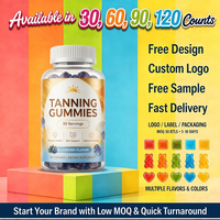 Gummies Bronzantes au Cuivre et à la Vitamine E : Soutien Naturel à la Mélanine pour une Peau Éclatante, Formule Personnalisée, Livraison Rapide