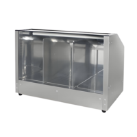 Vitrine chauffante pour popcorn électrique commerciale, machine à popcorn, vitrine chauffante pour centre commercial, cinéma