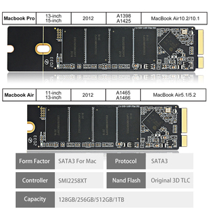 Ổ Cứng Ssd Giá Rẻ Cho Macbook Pro 2015 A1398 A1502 Disco Duro 1Tb Cho Macbook Air 13 2017 A1466 A1465 Nmve M2 Ổ Cứng 2Tb - Product Image 6