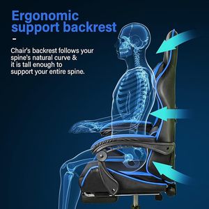 Accoudoir ergonomique de jeu PC <span class=keywords><strong>Xracer</strong></span> avec dossier réglable de 90 à 180 degrés pour PC Gamer Prix d'usine Vente en gros - Product Image 3