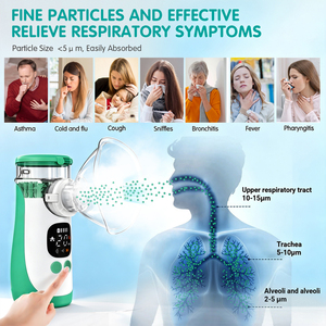 Nébuliseur portable USB MDR CE, nébuliseur à vapeur médical, <span class=keywords><strong>inhalateur</strong></span> ultrasonique électrique miniature pour adultes et enfants - Product Image 4