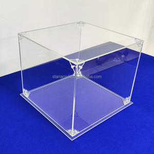 アクリル野球ヘルメット帽子バッティングスタンドホルダー長方形ディスプレイボックスケース工場カスタマイズミニクリアディスプレイケース - Product Image 4