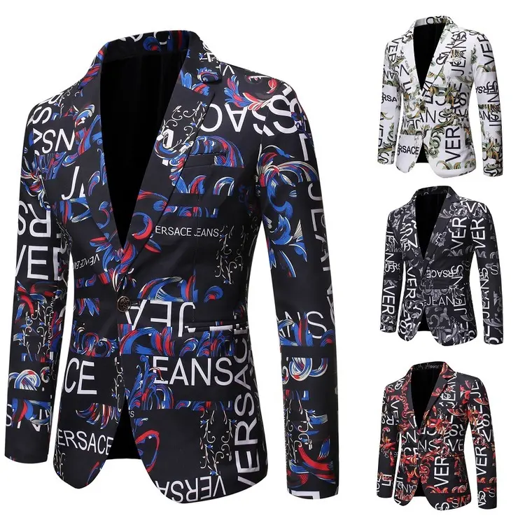 Wholesale Mens Slim Blazer Men's Fancy Performance Costumes Casual Blazer for Men