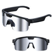 Lunettes Intelligentes Q01 avec Caméra 8MP, Reconnaissance IA des Personnes pour Appels, Traduction IA, Enregistrement Photo/Vidéo et Enregistrement Audio