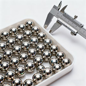 Bille de roulement en <span class=keywords><strong>acier</strong></span> chromé AISI52100 Gcr15 de 0,8 mm, grade G1000, dureté HRC66-70, hautement polie pour le rectification - Product Image 2