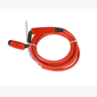Tuyaux de drainage en acier plastique de haute qualité pour le nettoyage des eaux usées, forets filetés, outils de débouchage OEM pour toilettes et baignoires
