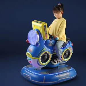 Kids swing machine HD screen 3d motorcycle coin operated kiddie ride rocking game machine