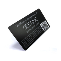 Tarjeta de Acceso NFC RFID MF 1K NFC213/215/216 Negra Personalizada para Control de Acceso en Hoteles, Membresías e Identificación