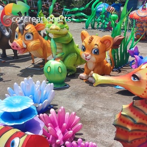 Linterna de temática navideña, farol de tela de caballo volador de Zigong - Product Image 5