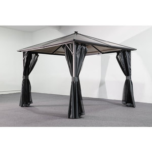 Mia 3x3m với lưới lưới lốp nhôm ngoài trời bên Lều kim loại sân sau hardtop sắt 3x3 gazebo - Product Image 6